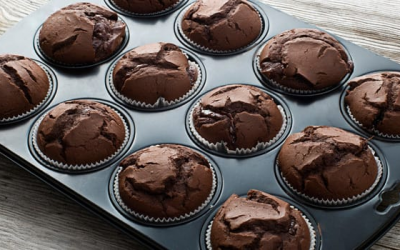 Flourless Brownie Muffins